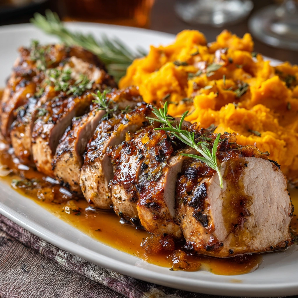 Apple Cider Pork with Mashed Sweet Potatoes Recipe: A Must-Try!
