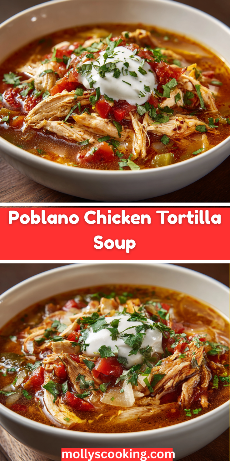 Poblano Chicken Tortilla Soup: A Flavorful Delight Awaits!