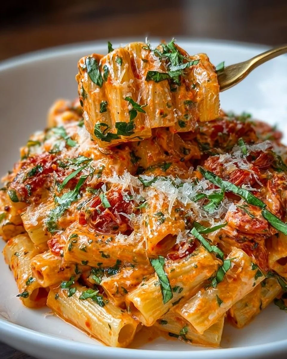 Creamy Tomato Garlic Pasta