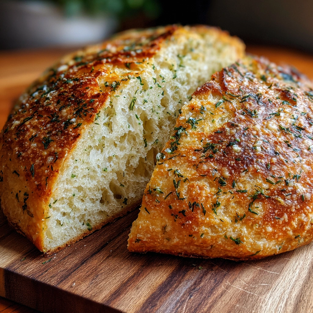 No-Knead Dill Gouda Artisan Bread You’ll Love to Bake!