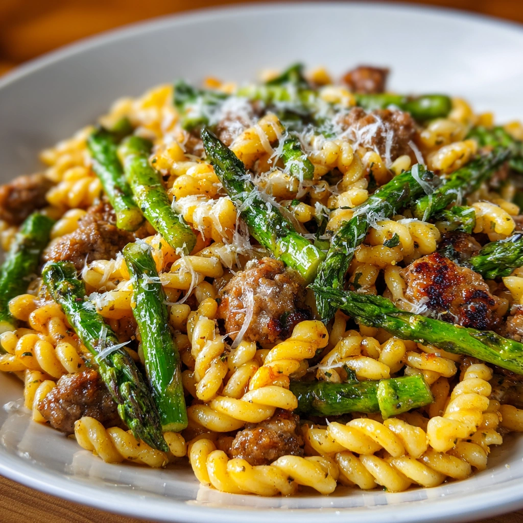 Gemelli With Sausage and Asparagus: A Tasty Delight!