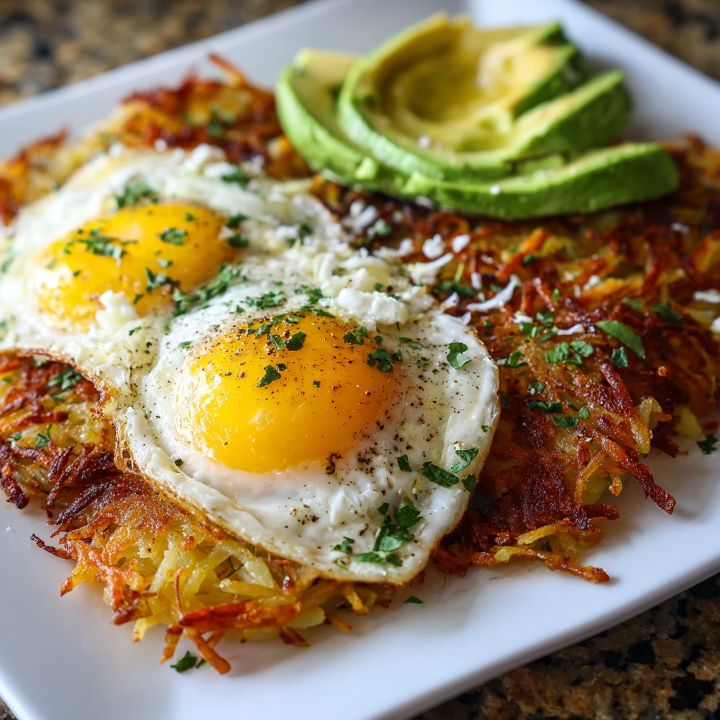 Loaded Hash Browns with Scrambled Eggs for a Yummy Boost!