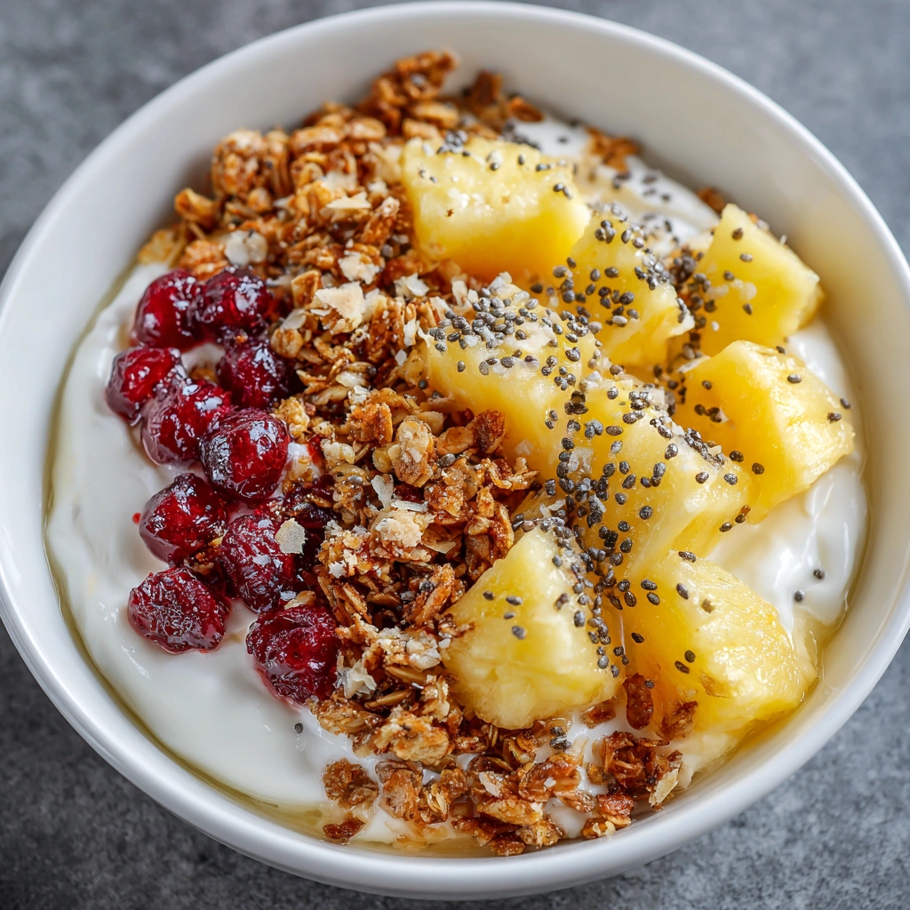 Cottage Cheese Pineapple Granola Bowl: A Delicious Twist!