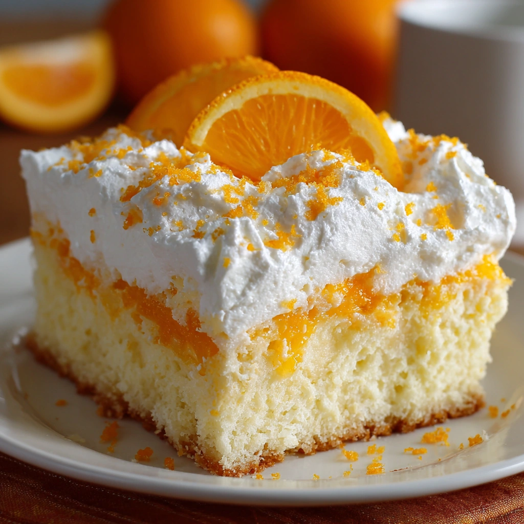 Orange Creamsicle Poke Cake: A Delicious Summer Treat!