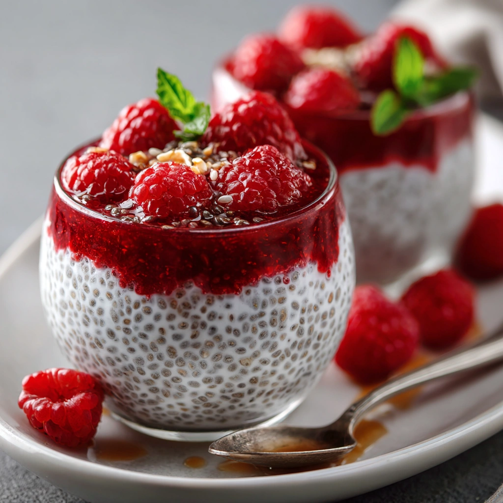 Vegan Raspberry Chia Pudding: A Delicious Healthy Treat!