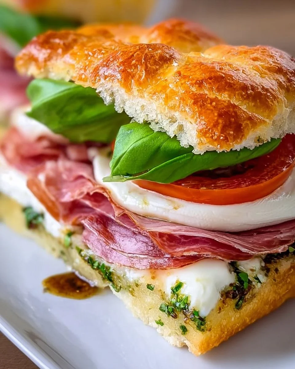 10-Minute Italian Focaccia Sandwich