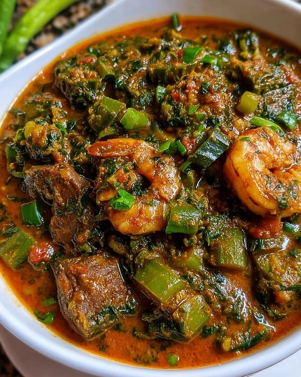 Authentic Nigerian Okra Soup