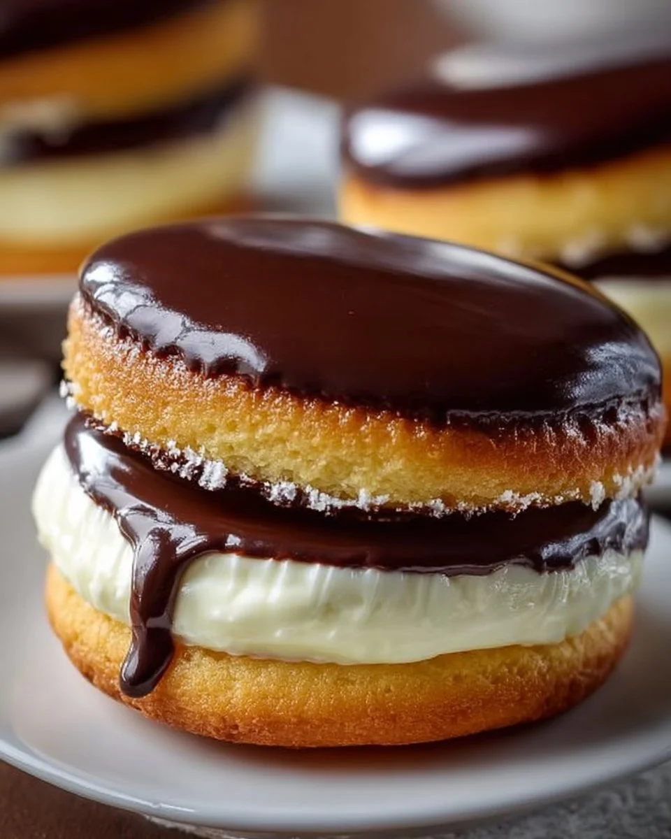 Boston Cream Pie Cookies