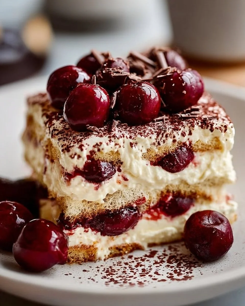 Cherry Amaretto Tiramisu Recipe: A Fruity Twist