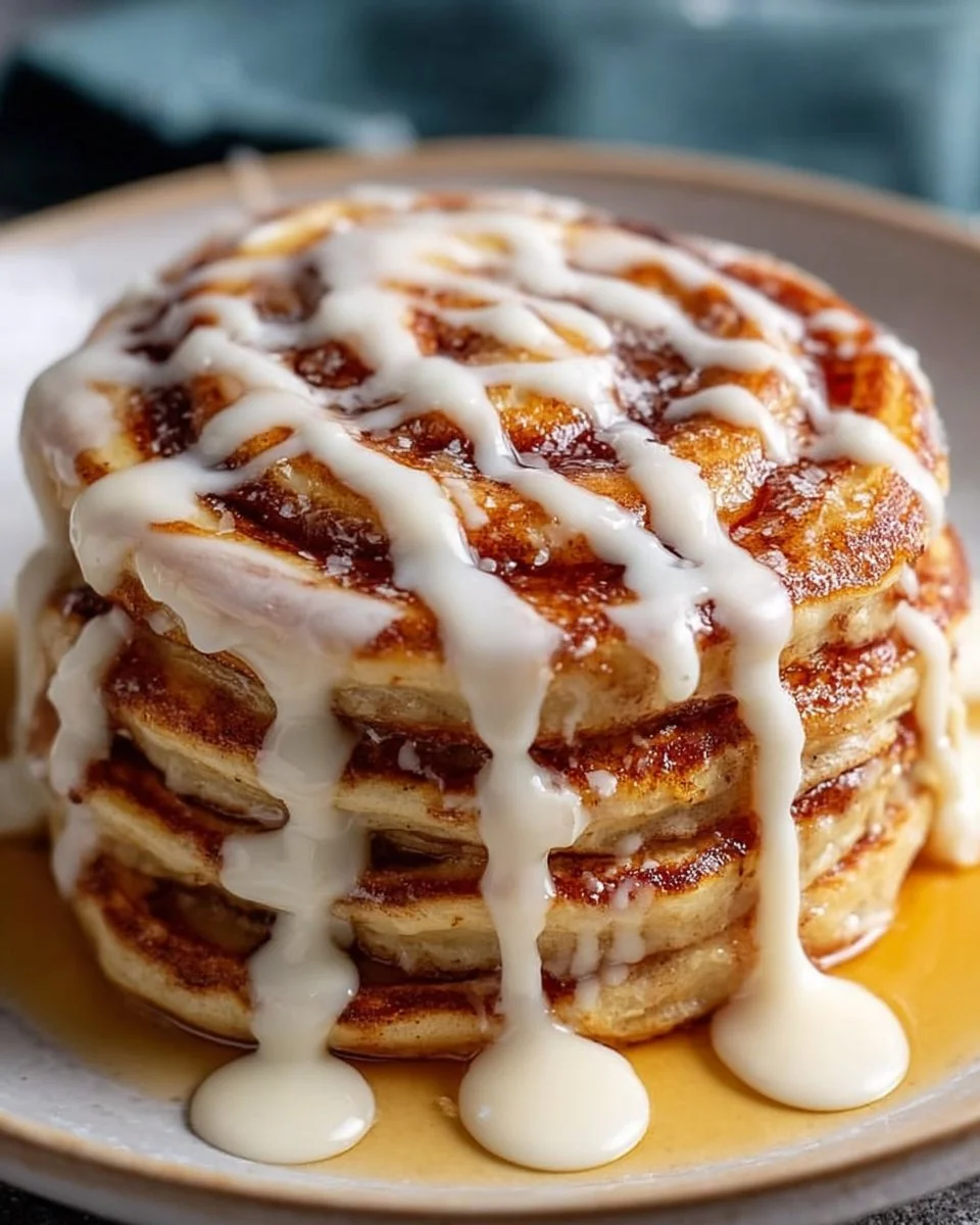 Cinnamon Roll Pancakes
