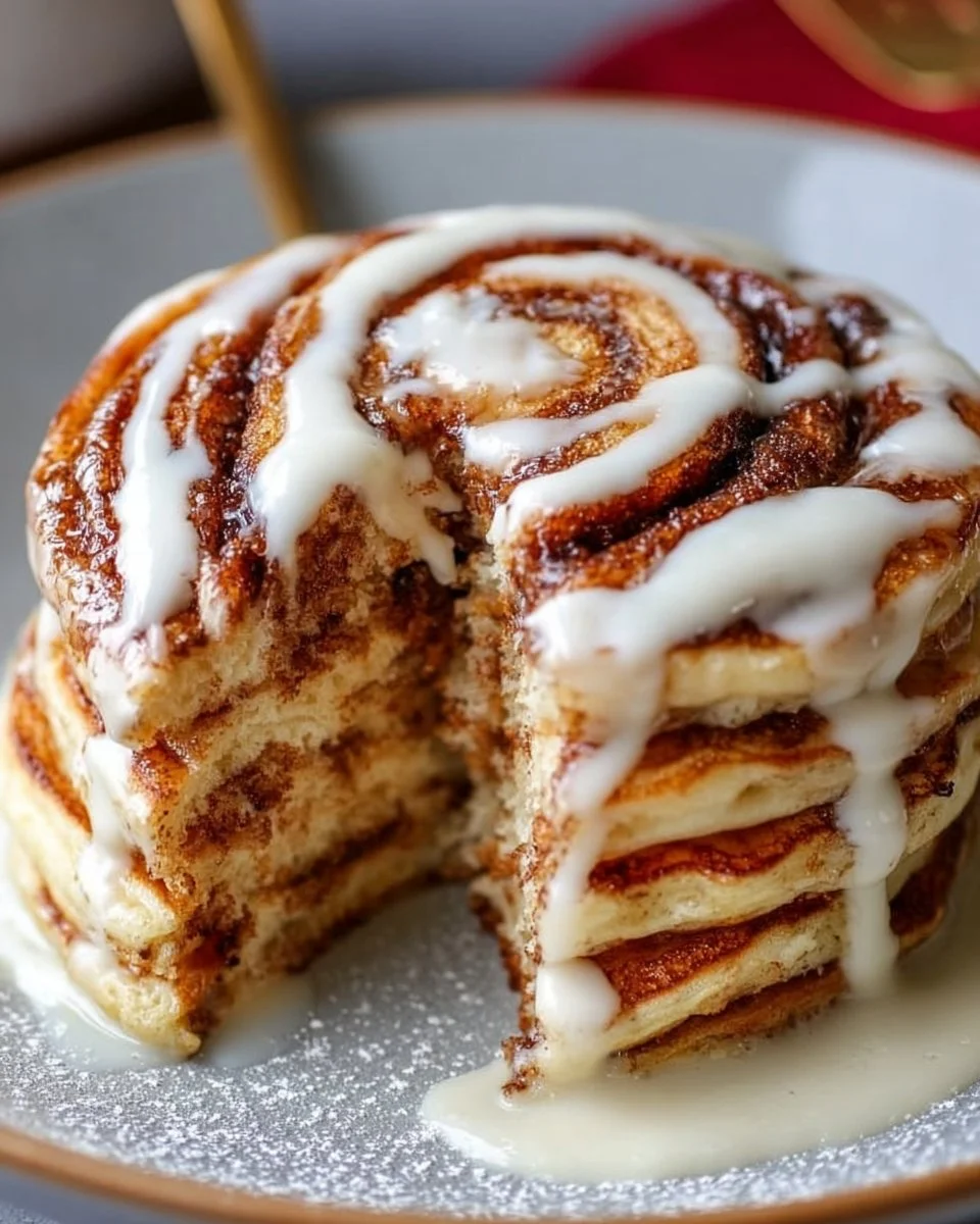 Cinnamon Roll Pancakes