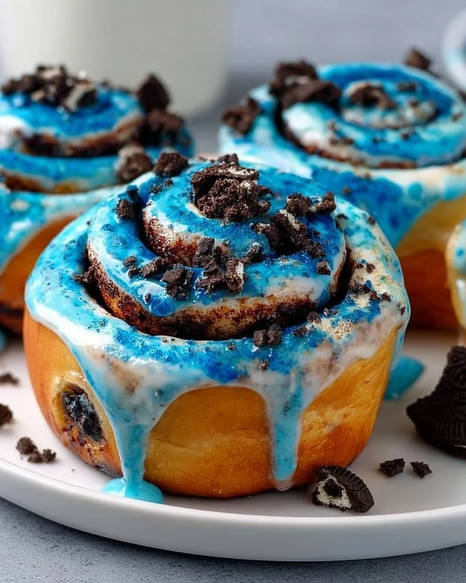Cookie Monster Cinnamon Rolls – The Best Blue Swirl Treat to Bake (2025)