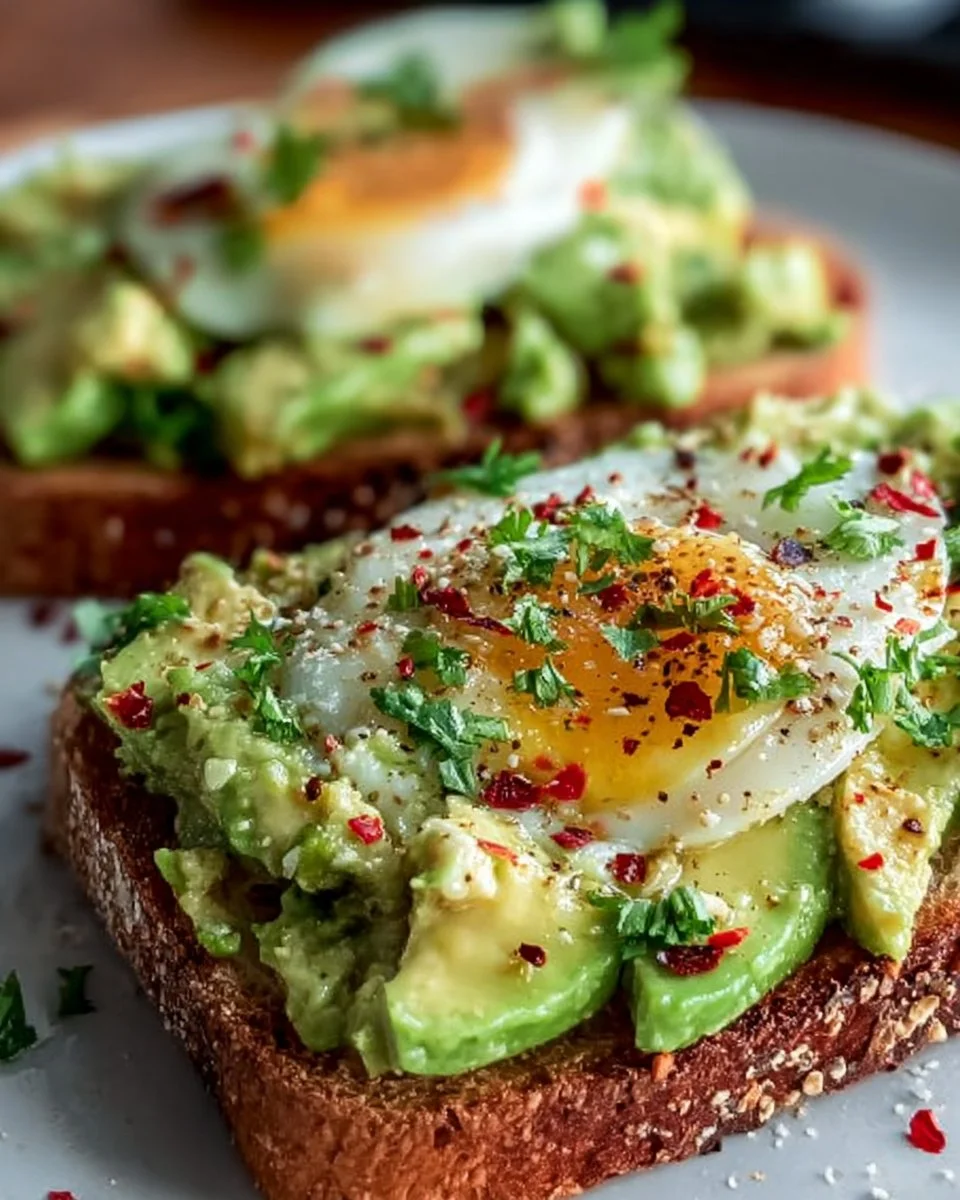Creamy Avocado Lunch Toast