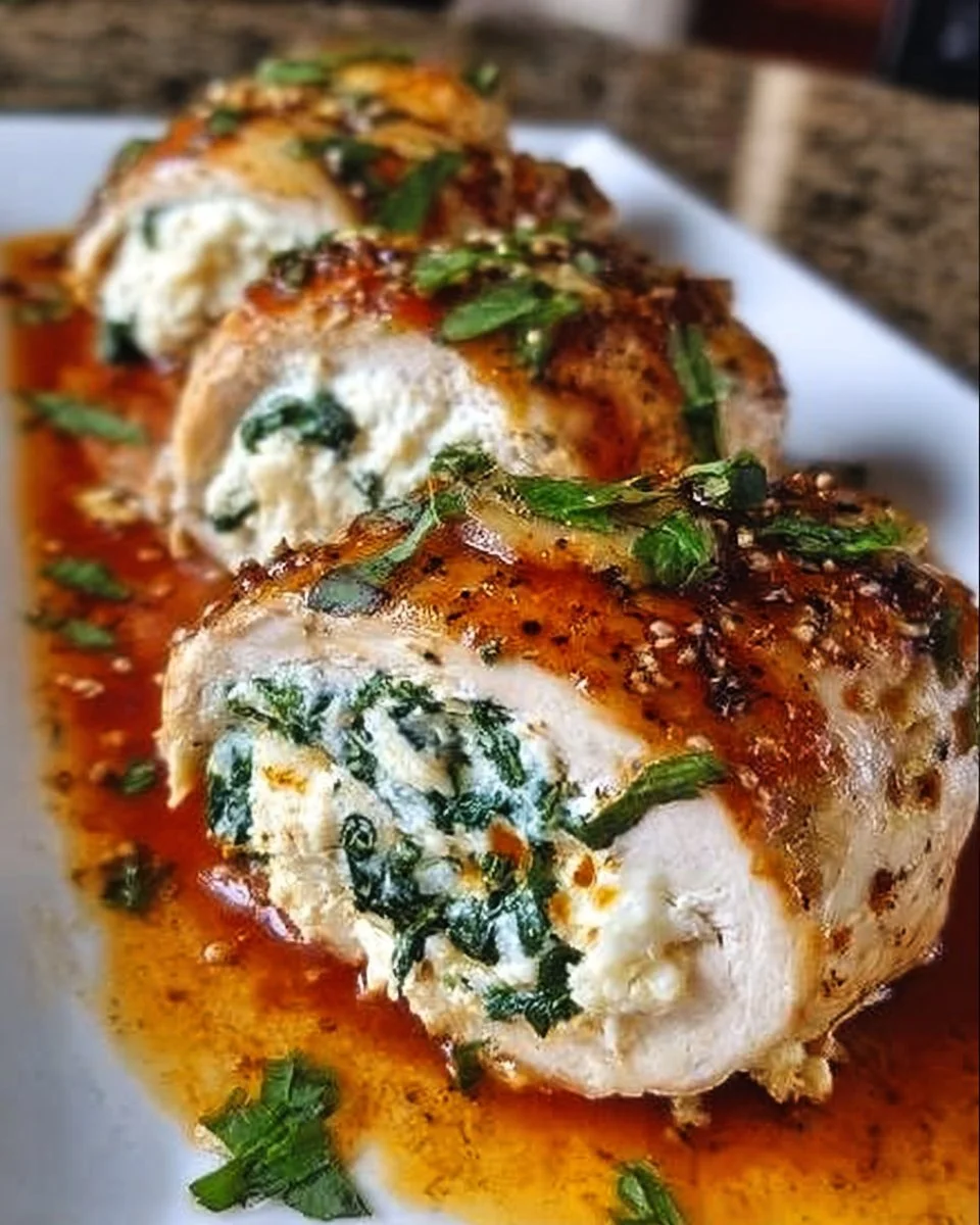Herbed Ricotta Stuffed Chicken Rolls for a Cozy Dinner Delight