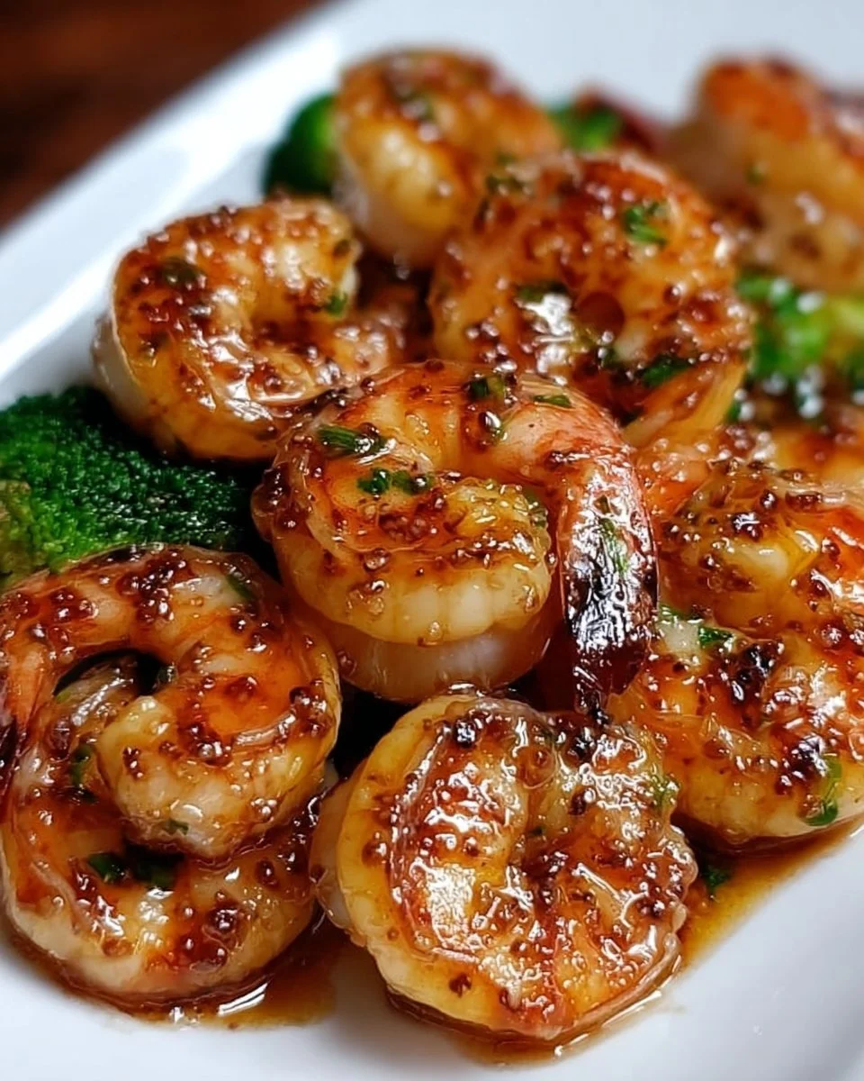High-Protein Honey Garlic Shrimp