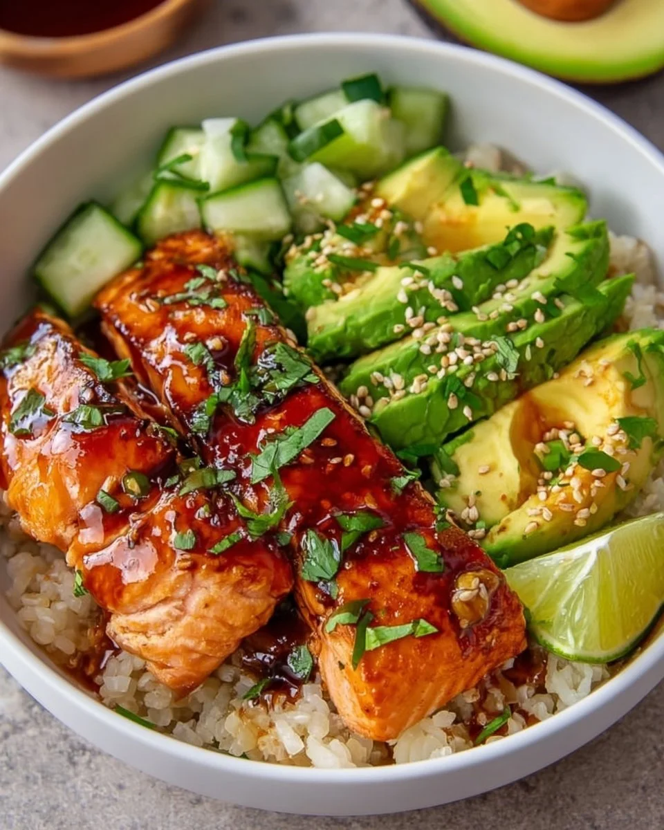 Honey Glazed Salmon Bowl: Quick, Healthy &amp; Delicious Dinner