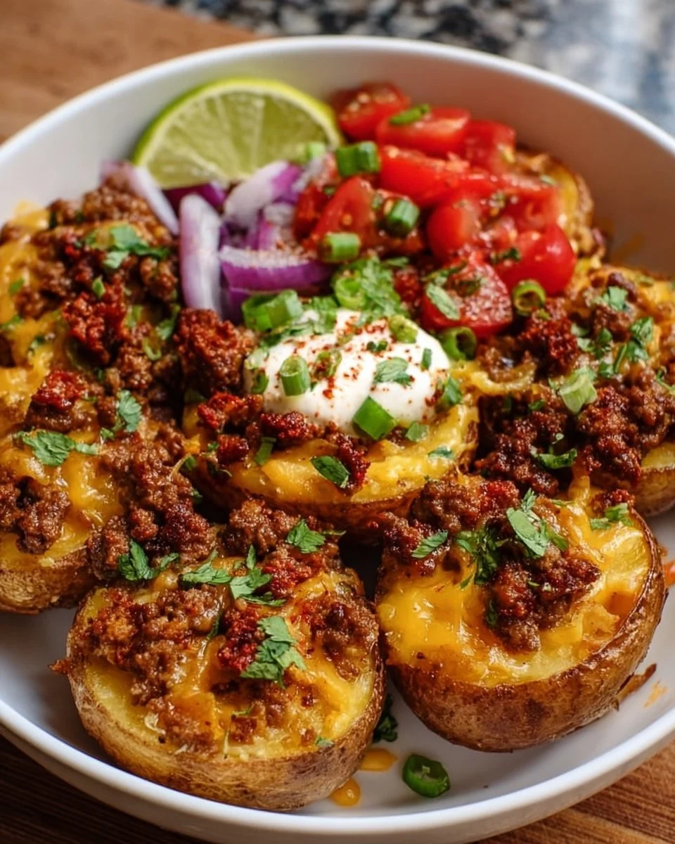 Loaded Fiesta Potato Bowls: Crispy &amp; Cheesy Dinner Fun