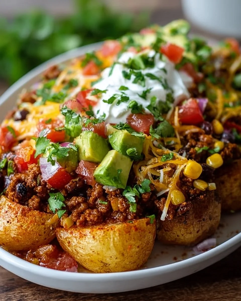 Loaded Potato Taco Bowl