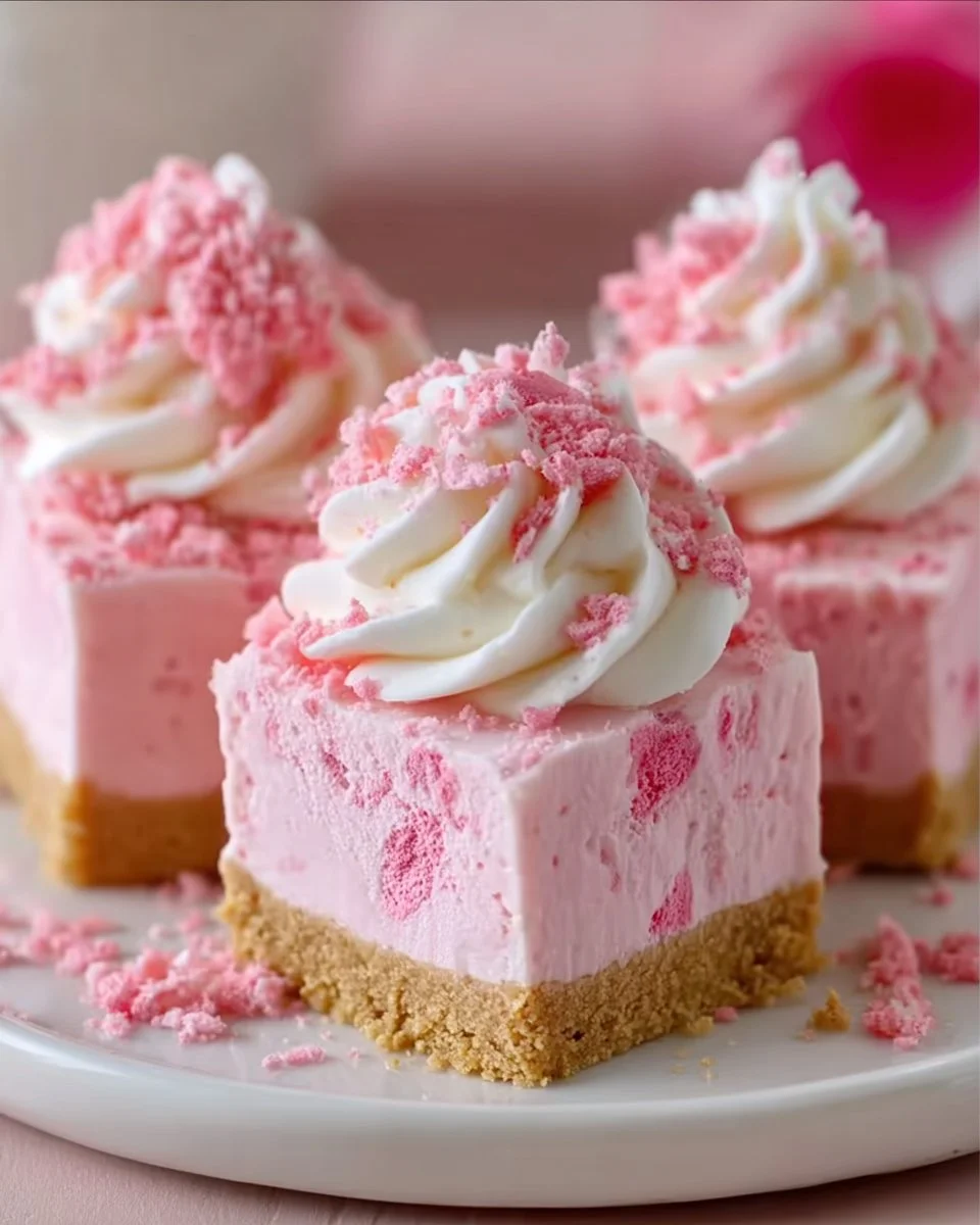No Bake Pink Velvet Cheesecake Bites for Festive Sweetness
