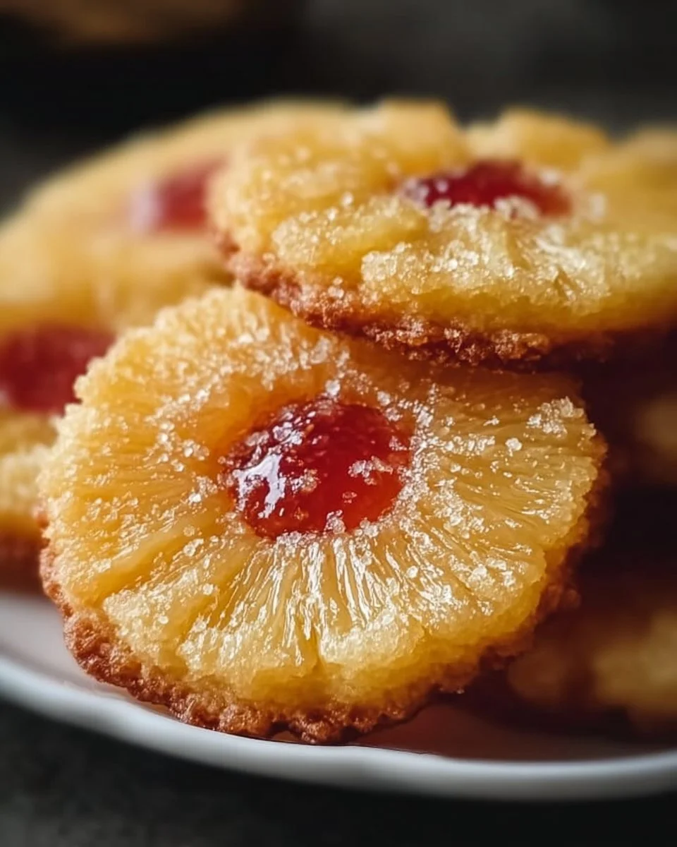 Pineapple Upside Down Sugar Cookies That Delight Every Bite