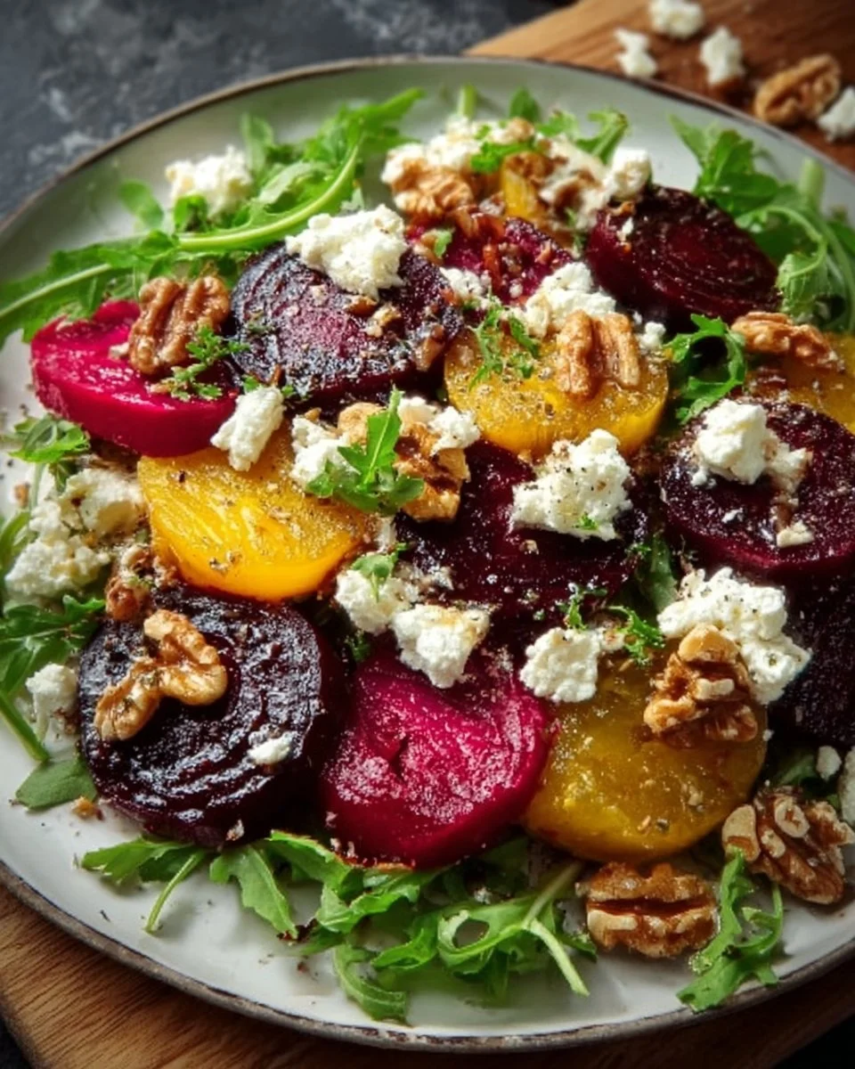 Roasted Beet and Feta Salad