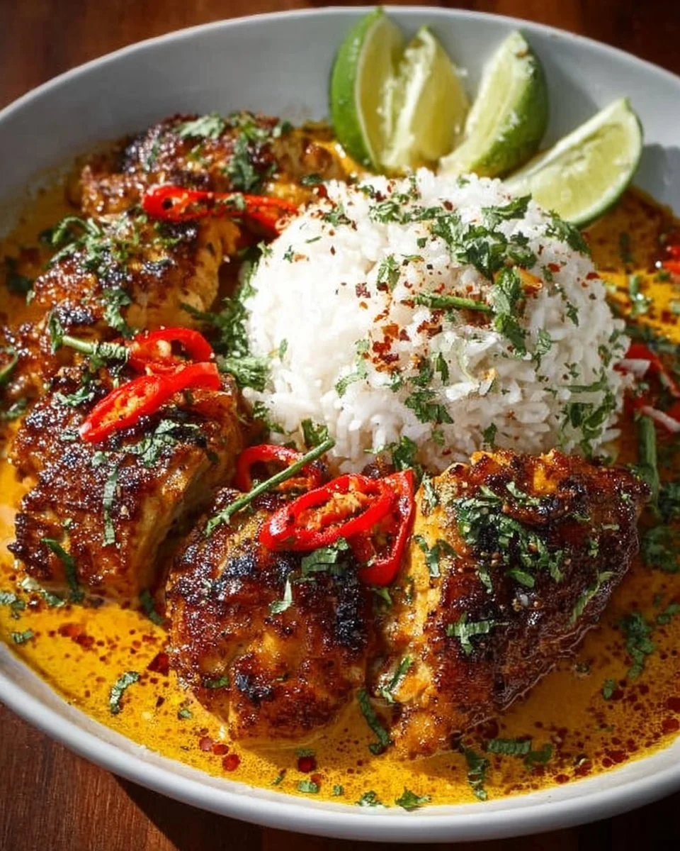 Spicy Brazilian Coconut Chicken