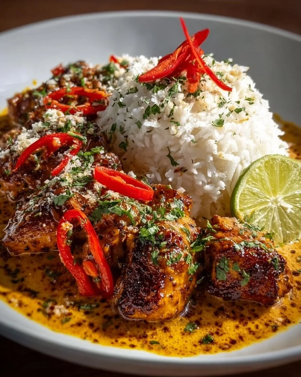 Spicy Brazilian Coconut Chicken