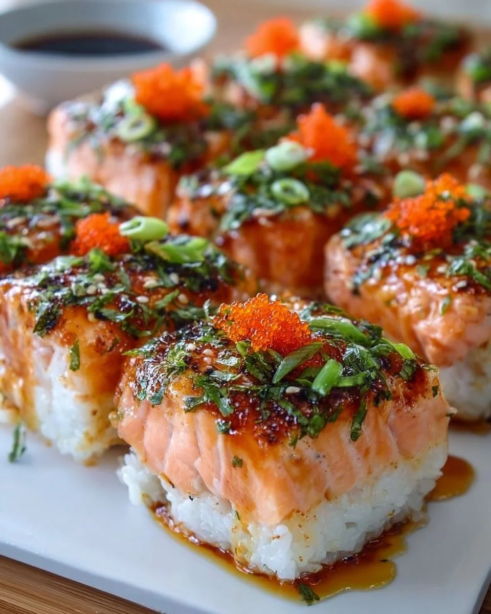 Spicy Salmon Sushi Bake Recipe