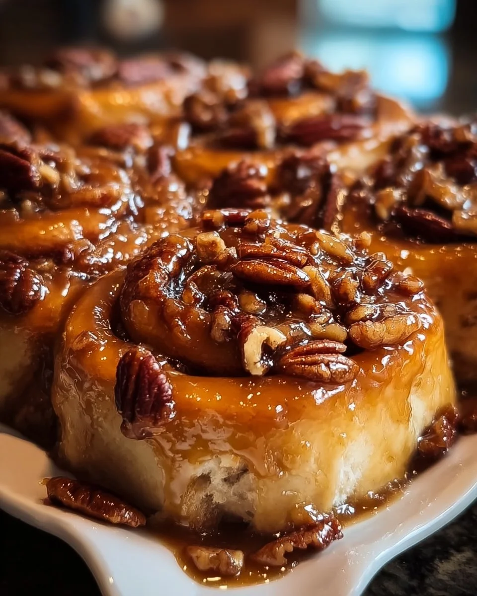 Caramel Pecan Cinnamon Rolls