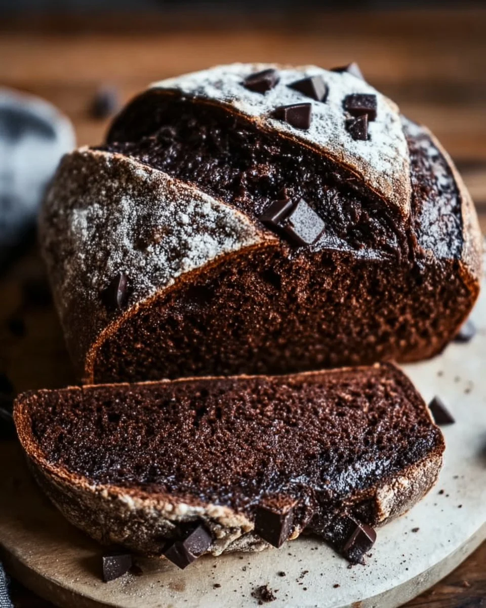 Double Chocolate Sourdough Bread