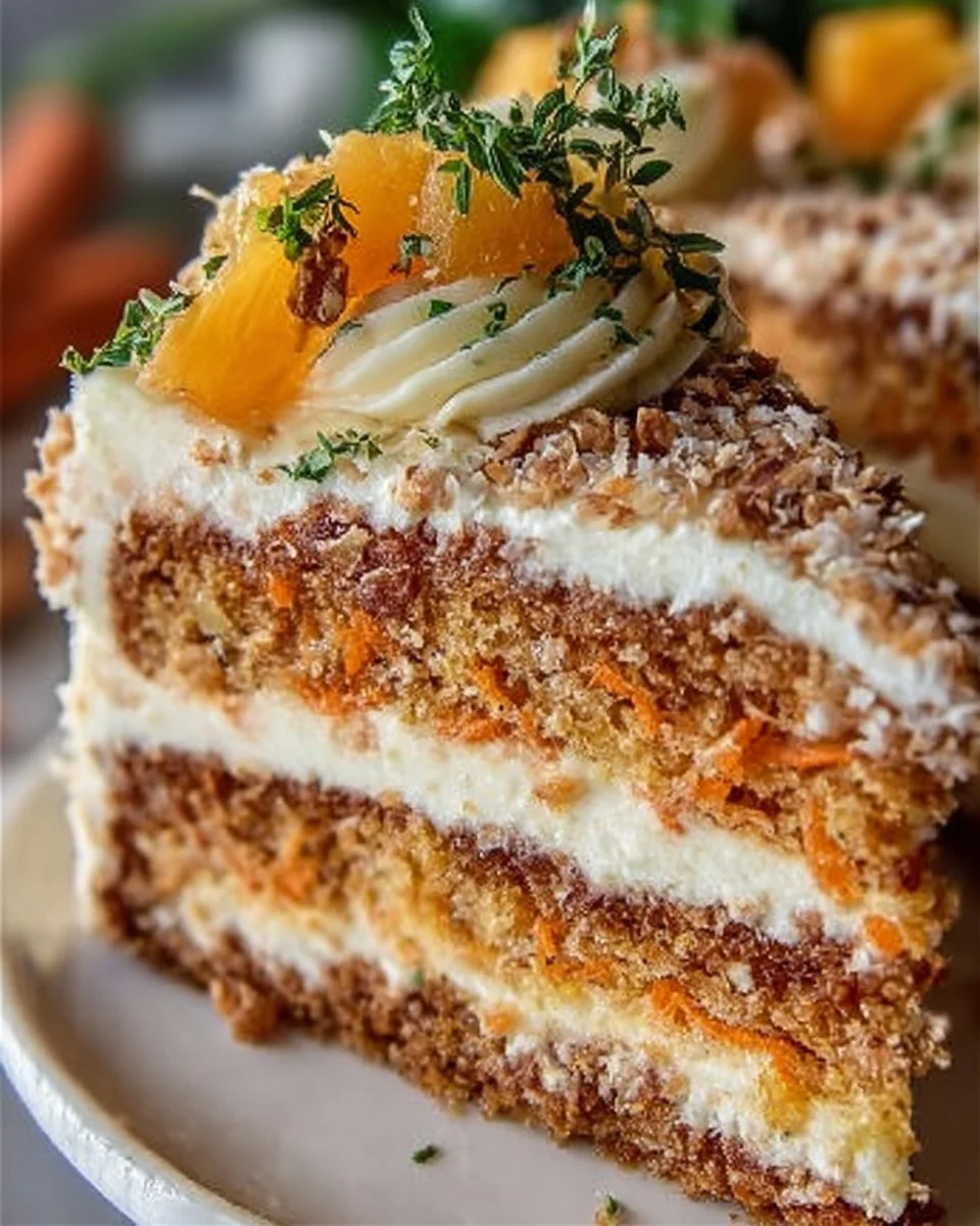 Hawaiian Carrot Pineapple Cake