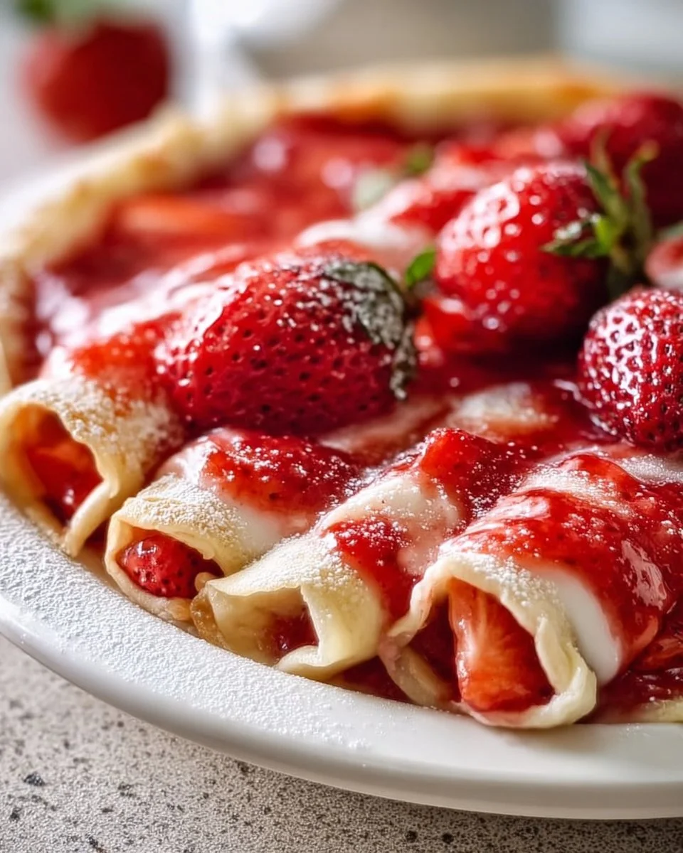 Strawberry Pie Enchiladas