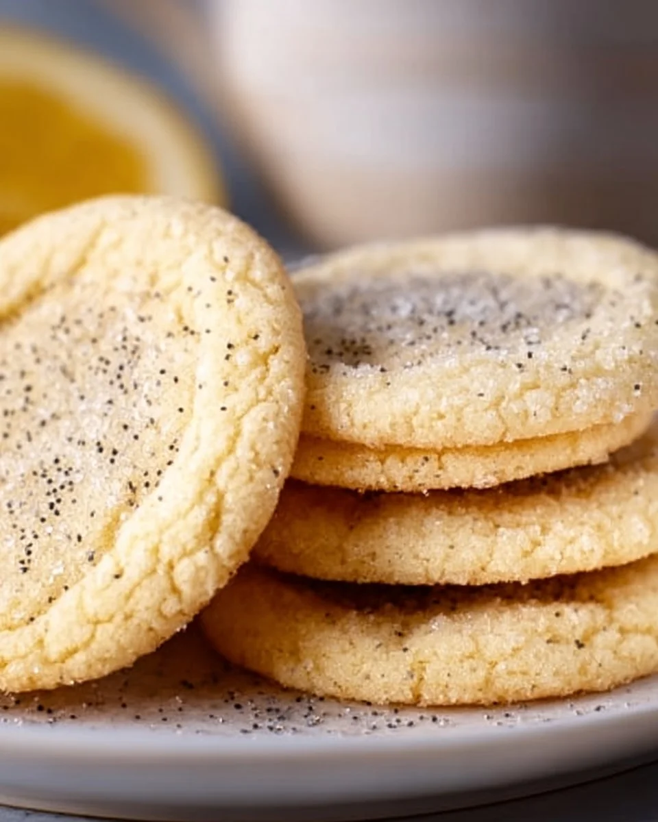 Chewy Earl Grey Sugar Cookies