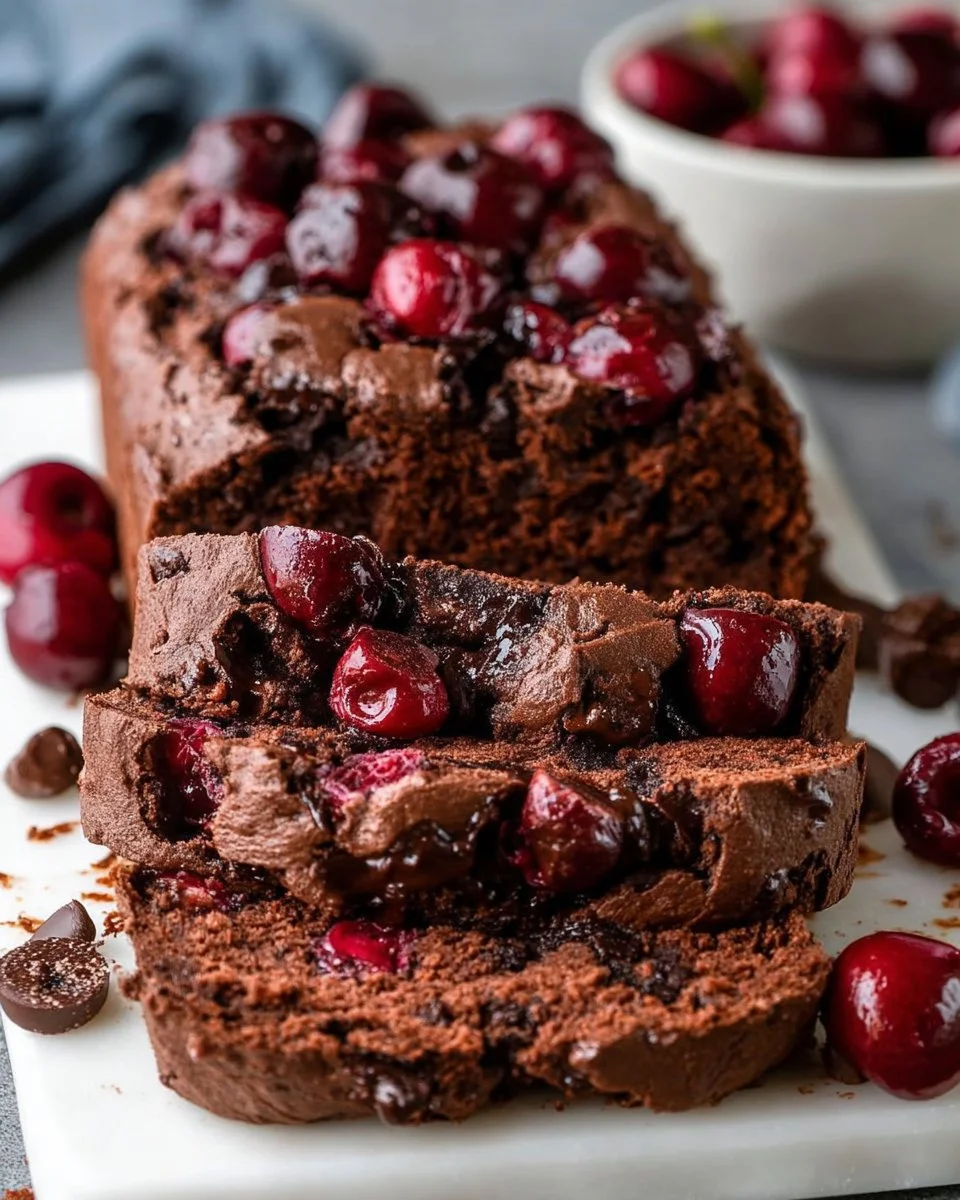 Chocolate Cherry Quick Bread