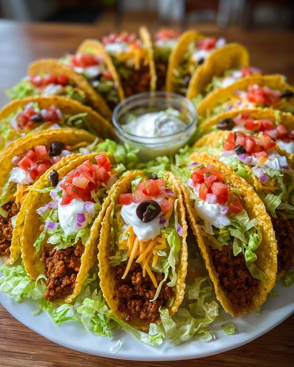 Easy Taco Recipe Dinner Board