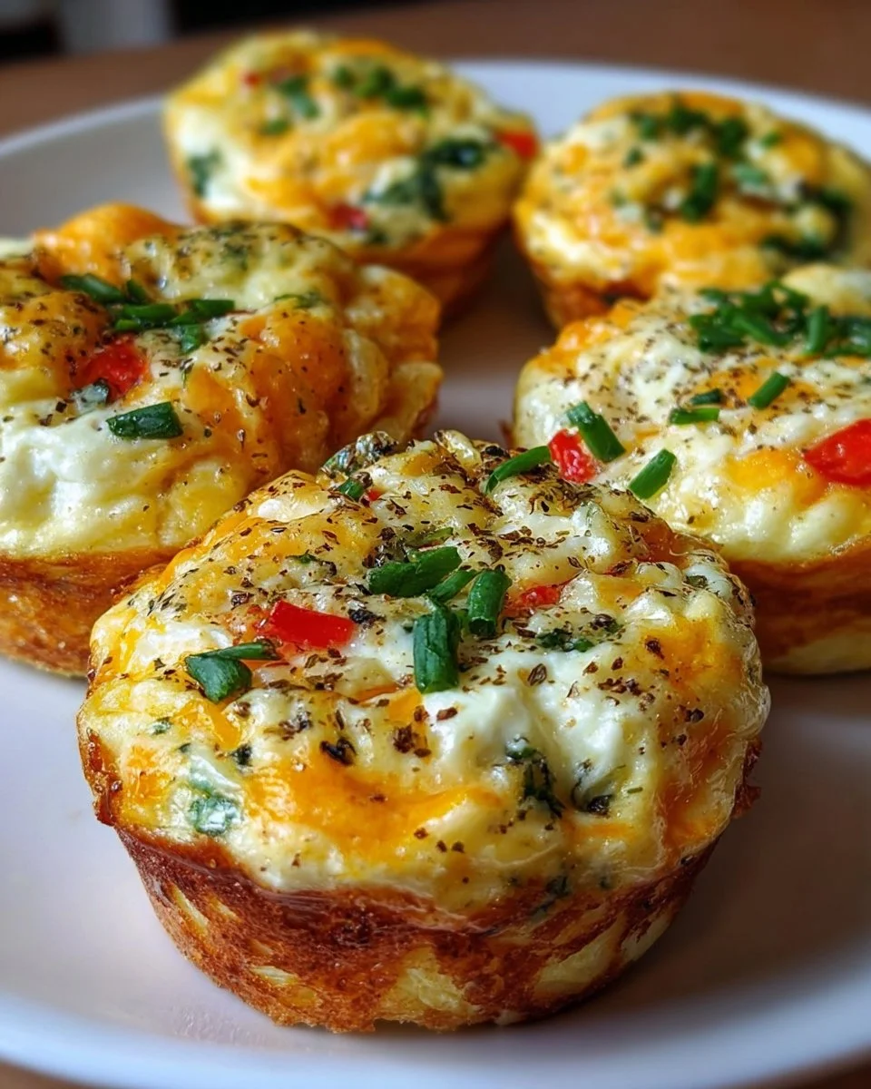 Fluffy Cottage Cheese Egg Muffins