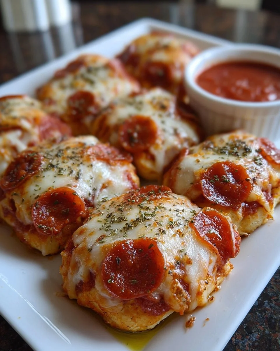 Low-Calorie Pizza Rolls