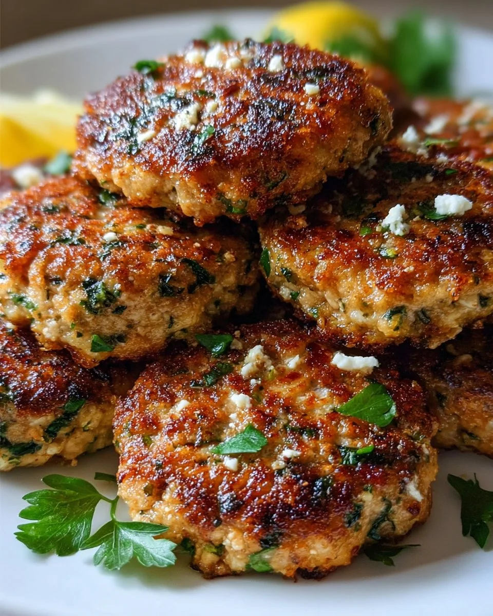 Mediterranean Chicken Patties