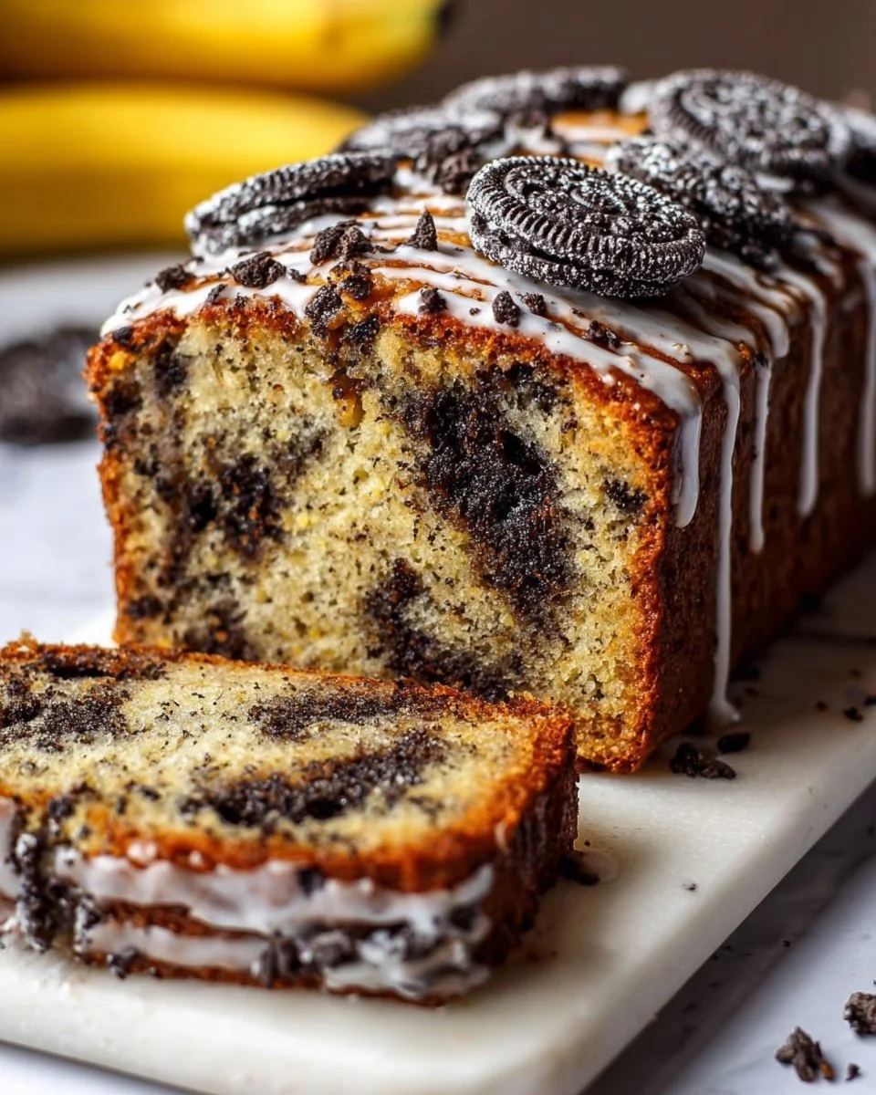 Oreo Banana Bread