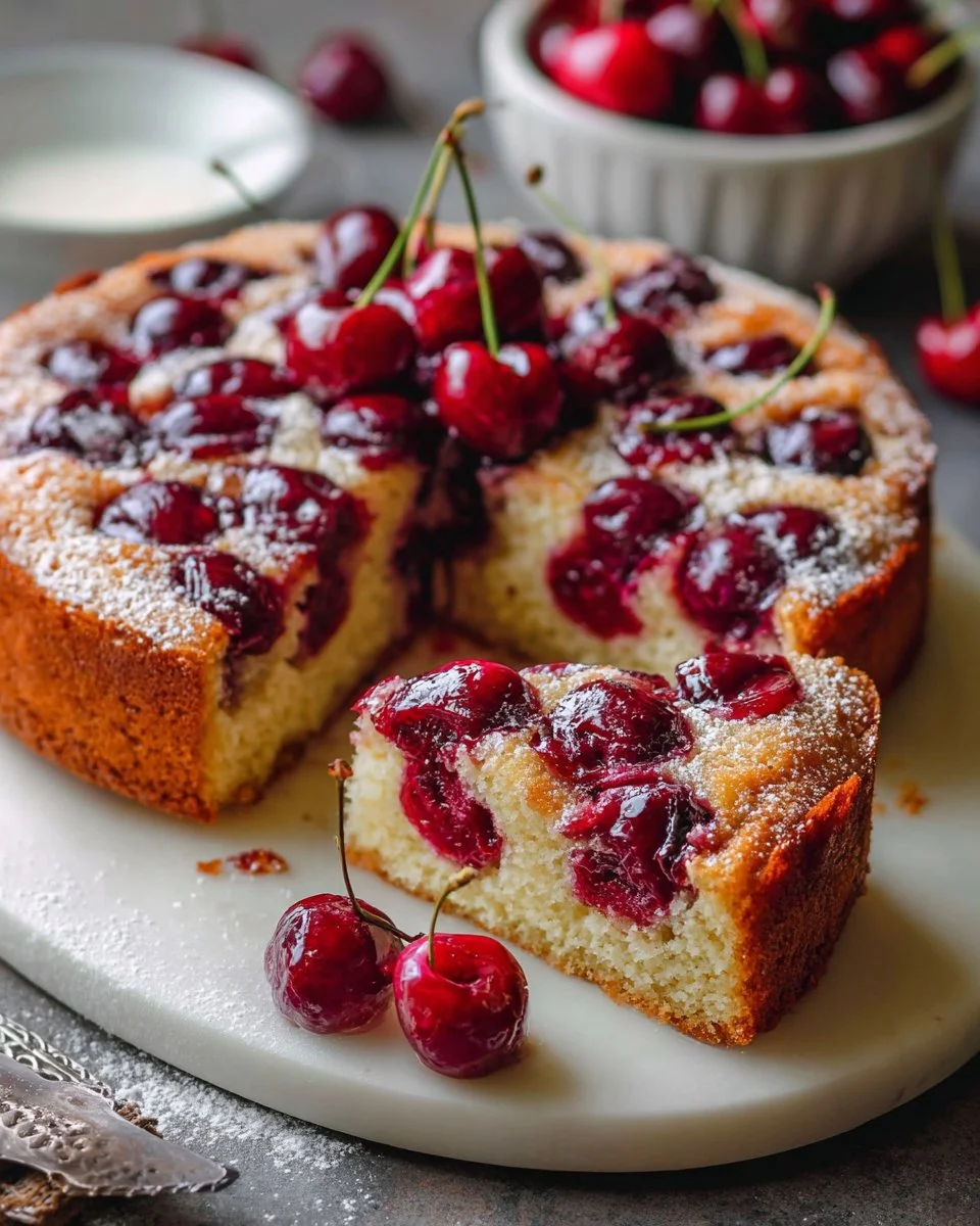 Simple Cherry Cake